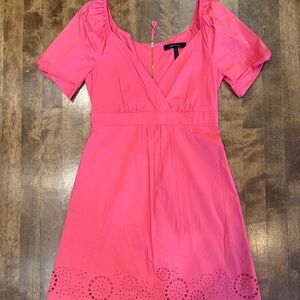 BCBG eyelet mini dress size 6